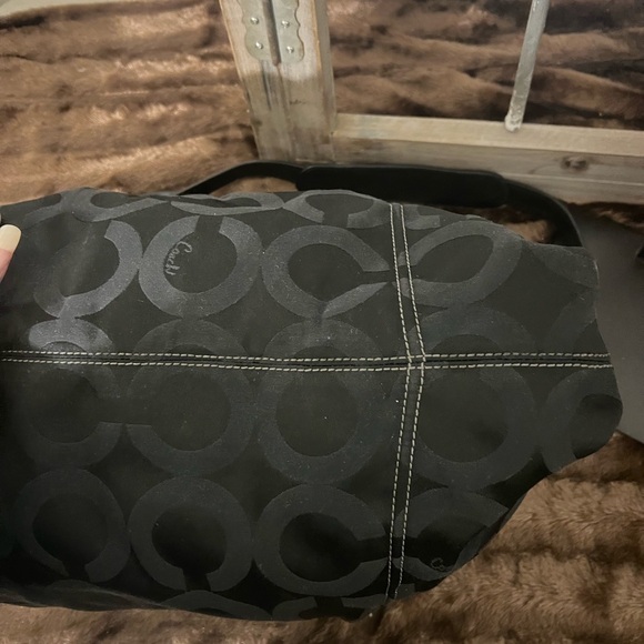 Coach Madison Signature Shoulder Bag with Crossbody Strap - Picture 8 of 11